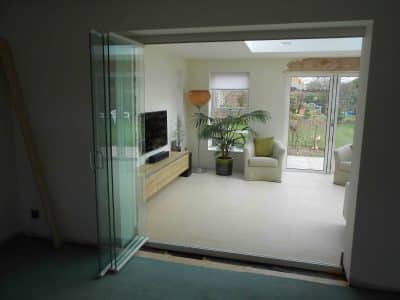 pic of room with bifolding door