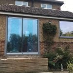 Kent frameless doors with window image 7