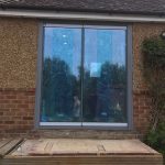 Kent frameless doors with window image 4