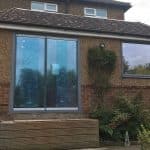 Kent frameless doors with window image 8