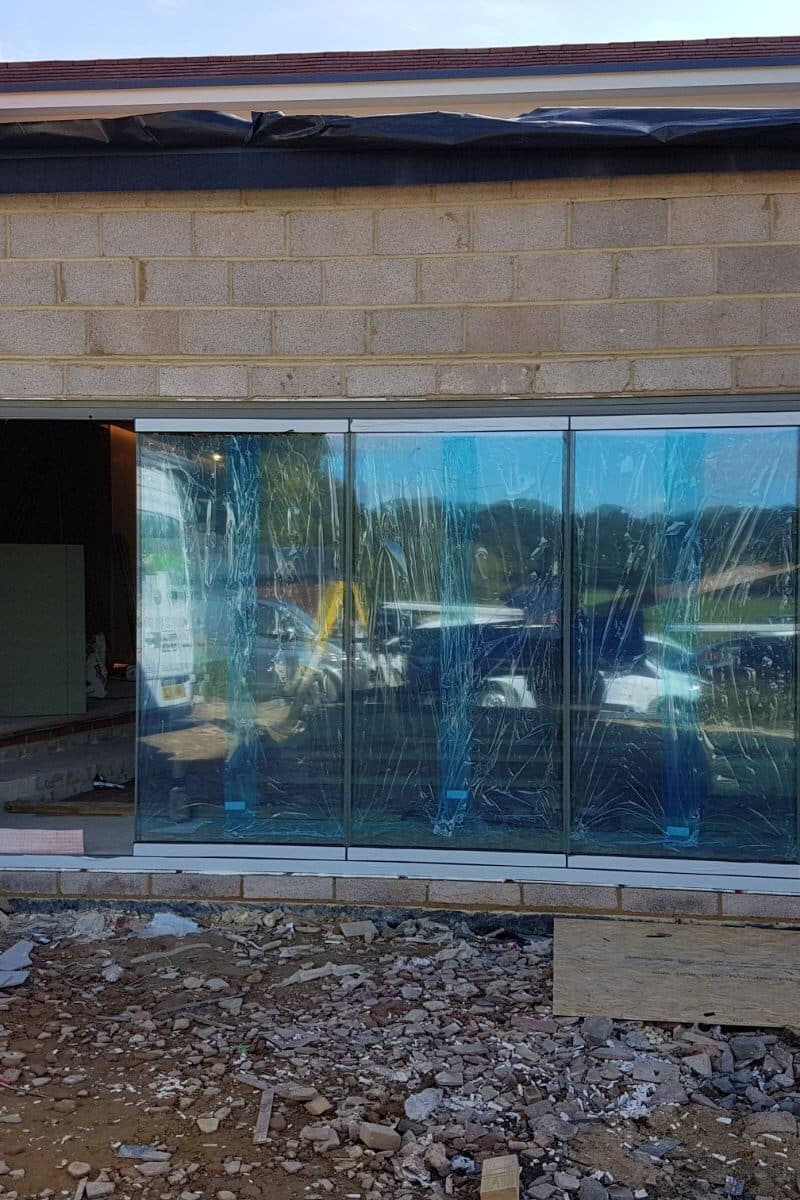 Bespoke extension with 9 door panels