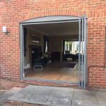 Modern grey frameless doors image 10