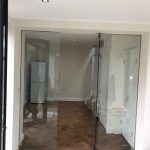 South Wales Frameless Internal Glass Doors.