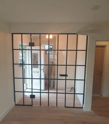 steel-look internal screen in Surrey