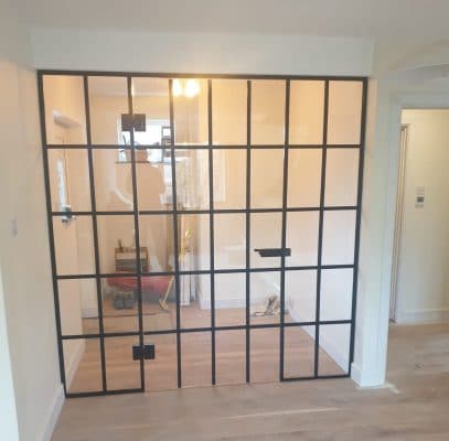 steel-look internal screen in Surrey