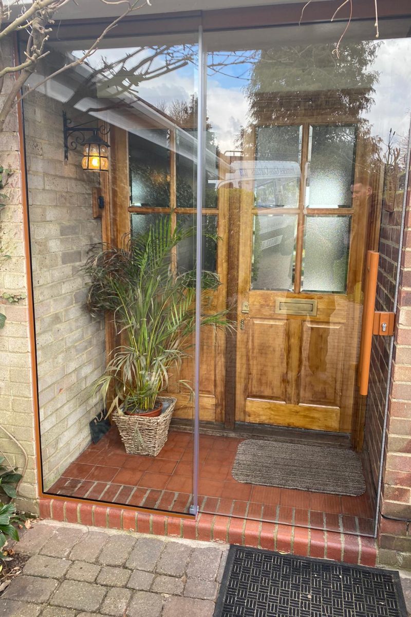 Sliding Glass porch in Essex